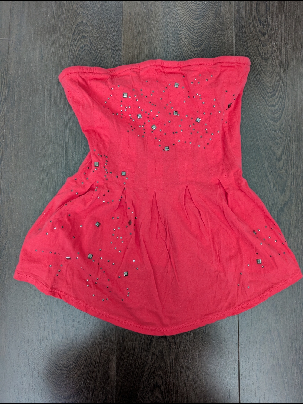 Guess Strapless Smocked Top